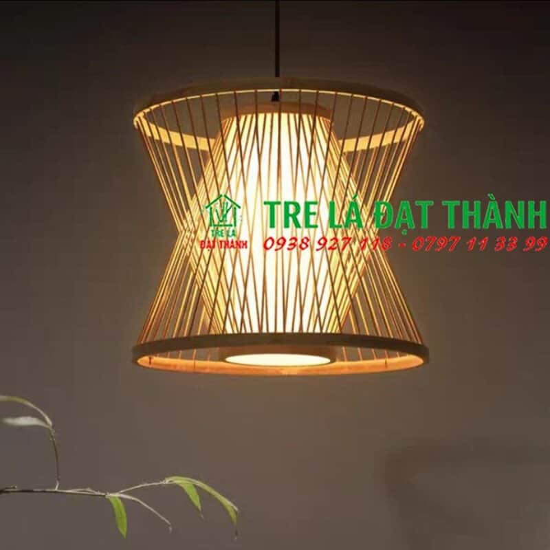 Chụp Đèn Xô Xéo Bằng Tre - DMT014
